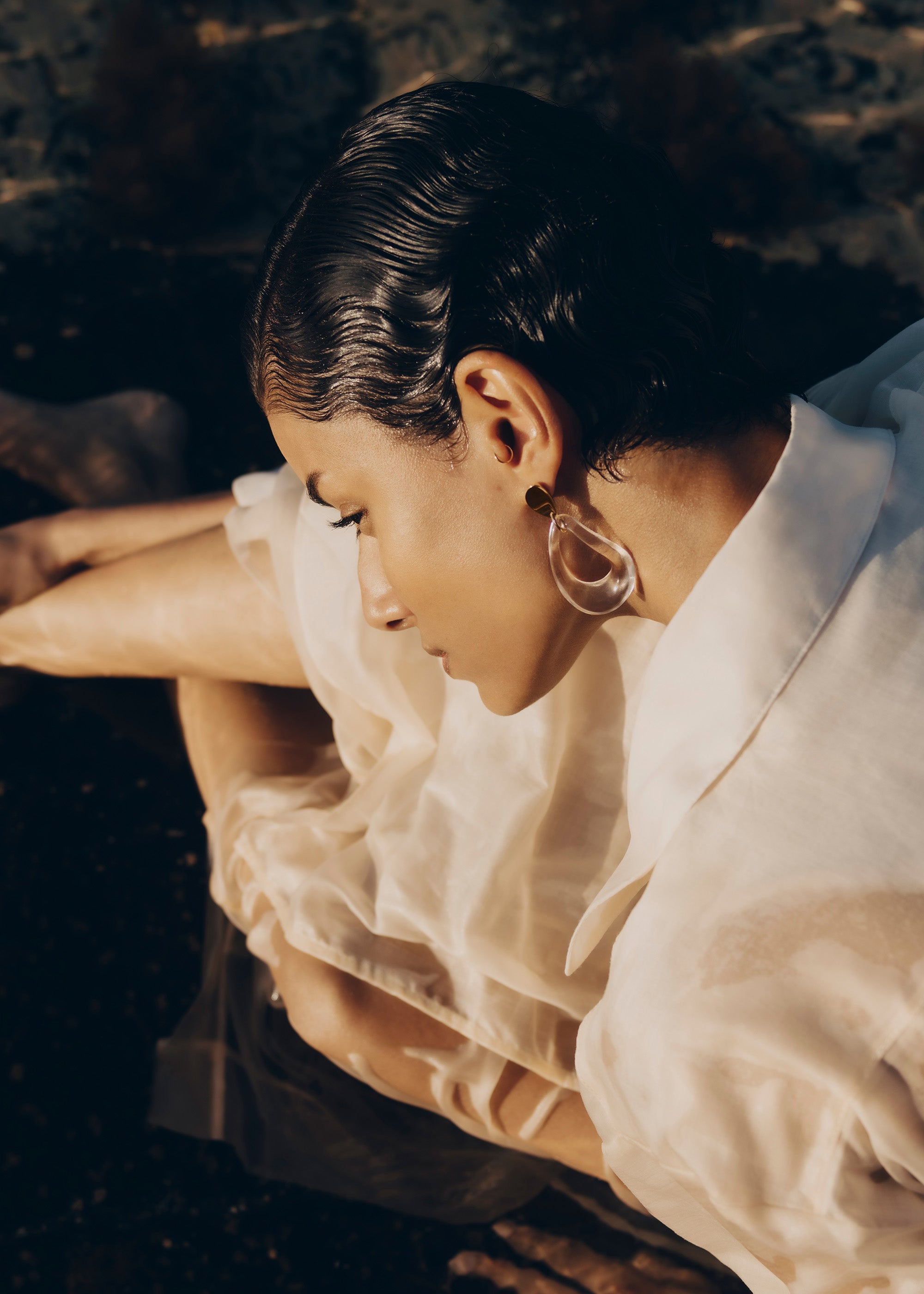 Naé Drop Earrings - Glass