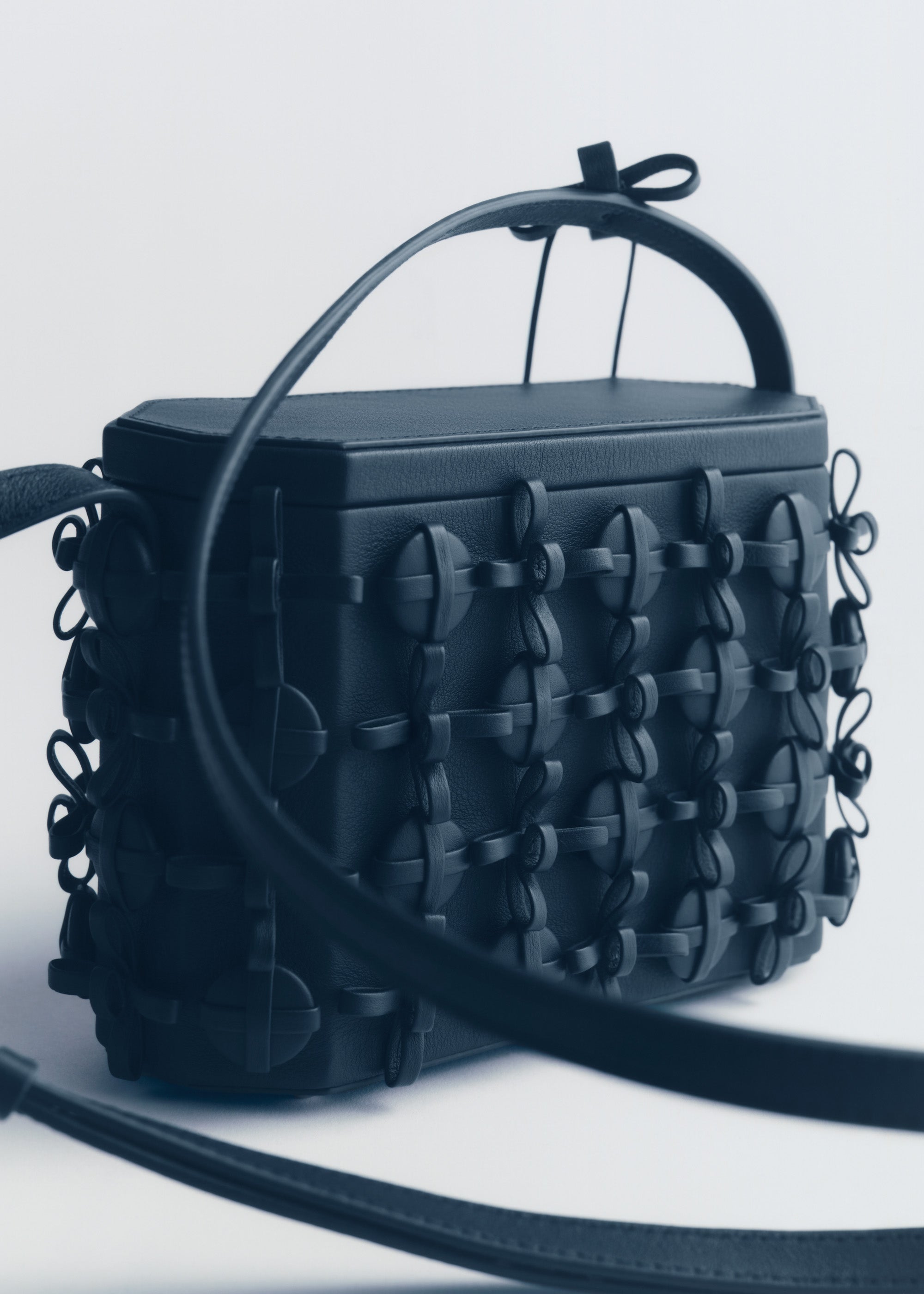 Button Bow Box - Ink